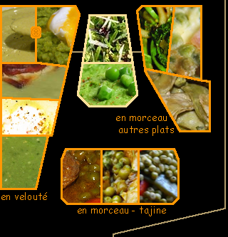 lien recette petits pois